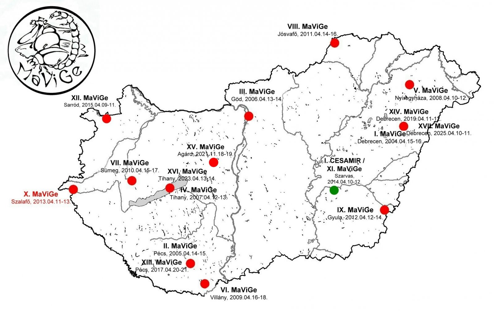 MaViGe térkép 2026